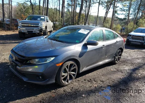 2020 Honda Civic Sport from USA, damaged, VIN 2HGFC2F81LH561481